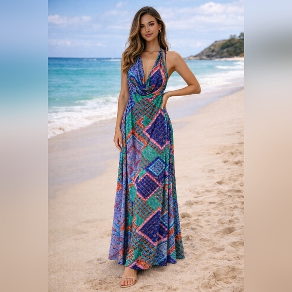Symphony Dresses & Skirts - Endless Summer Maxi Dress - Symphony .No Size Tag Pit To Pit 17 "